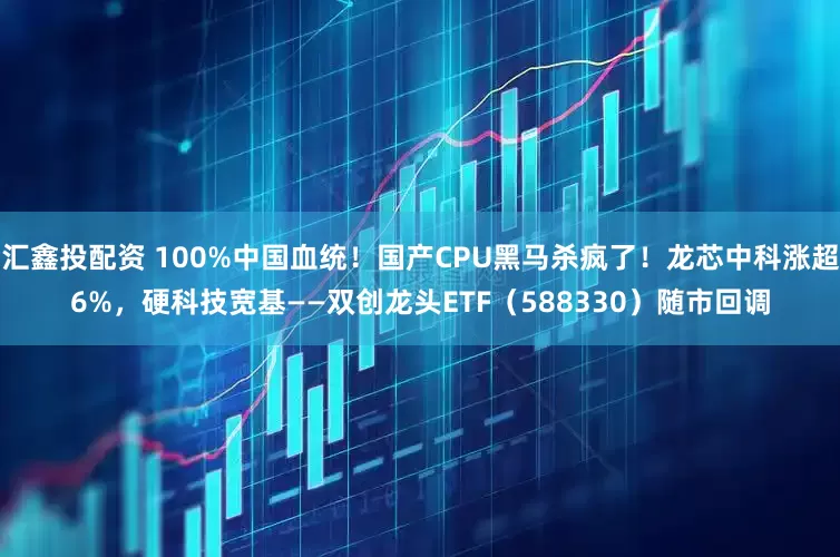 汇鑫投配资 100%中国血统！国产CPU黑马杀疯了！龙芯中科涨超6%，硬科技宽基——双创龙头ETF（588330）随市回调