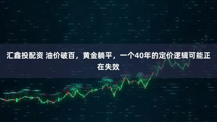 汇鑫投配资 油价破百，黄金躺平，一个40年的定价逻辑可能正在失效